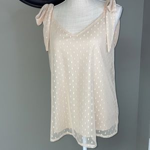 Judith March -beautiful top Medium- shoulder tie